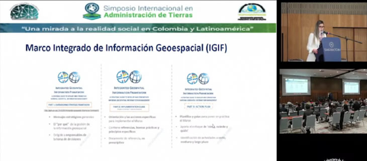 IDE Chile participa del Simposio Internacional en Administración de Tierras en la ciudad de Bogotá-Colombia