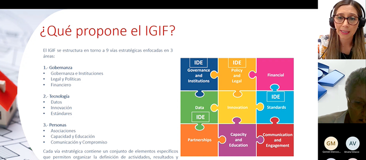 Secretaría Ejecutiva de la IDE Chile participa en curso impartido por la Agencia Española de Cooperación para Directores Catastrales de Latinoamérica