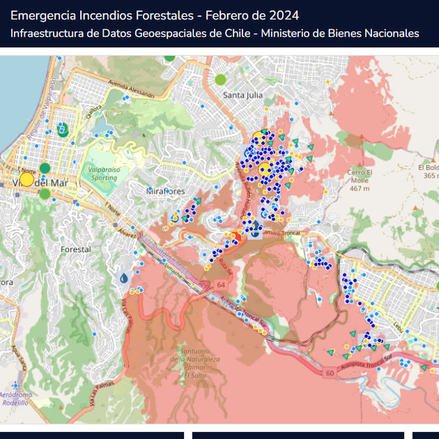 La Respuesta de IDE Chile a los Incendios Forestales