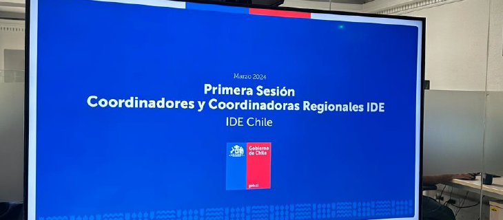 Secretaría Ejecutiva de la IDE Chile (SNIT) convocó a primera sesión del año de Coordinadoras y Coordinadoras Regionales IDE 